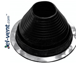 Waterproof rubber sealing for roof vents