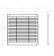 Вентиляционная решетка ALETA SQUARE WHITE 200x200 мм, 02-319 - чертеж