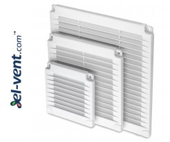 Вентиляционная решетка ALETA SQUARE WHITE 150x150 мм, 02-316