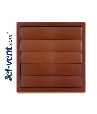 Наружные вентиляционные решетки из пластика GLG Plastic BROWN, Ø 80-150 мм