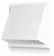 Наружные вентиляционные решетки с обратным клапаном, из пластика GLN Plastic WHITE, Ø 80-150 мм