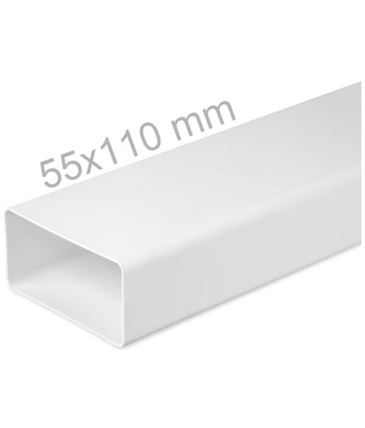 Plastikiniai stačiakampiai ortakiai EKO-P 55x110 mm