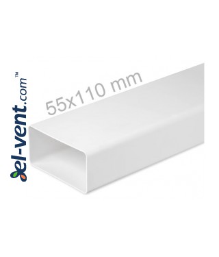 Plastikiniai stačiakampiai ortakiai EKO-P 55x110 mm