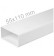 Plastikiniai stačiakampiai ortakiai EKO-P 55x110 mm