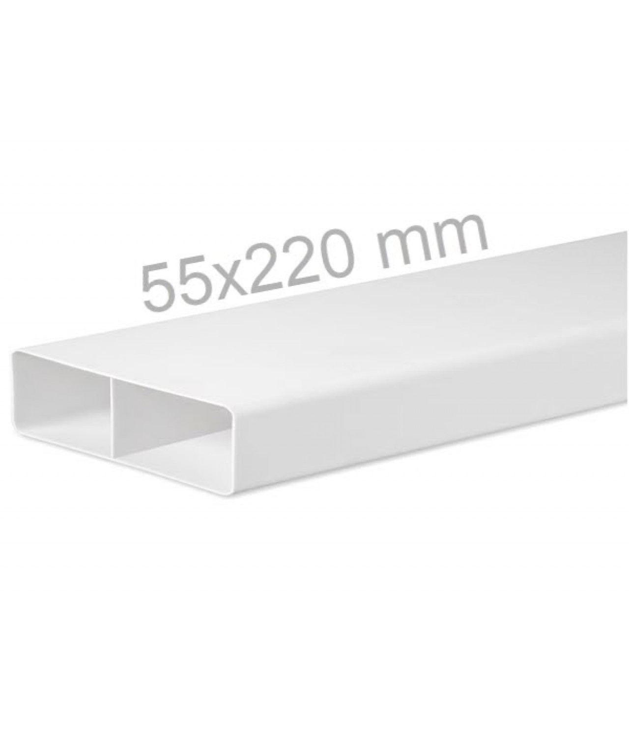 Plastikiniai stačiakampiai ortakiai EKO-P 55x220 mm