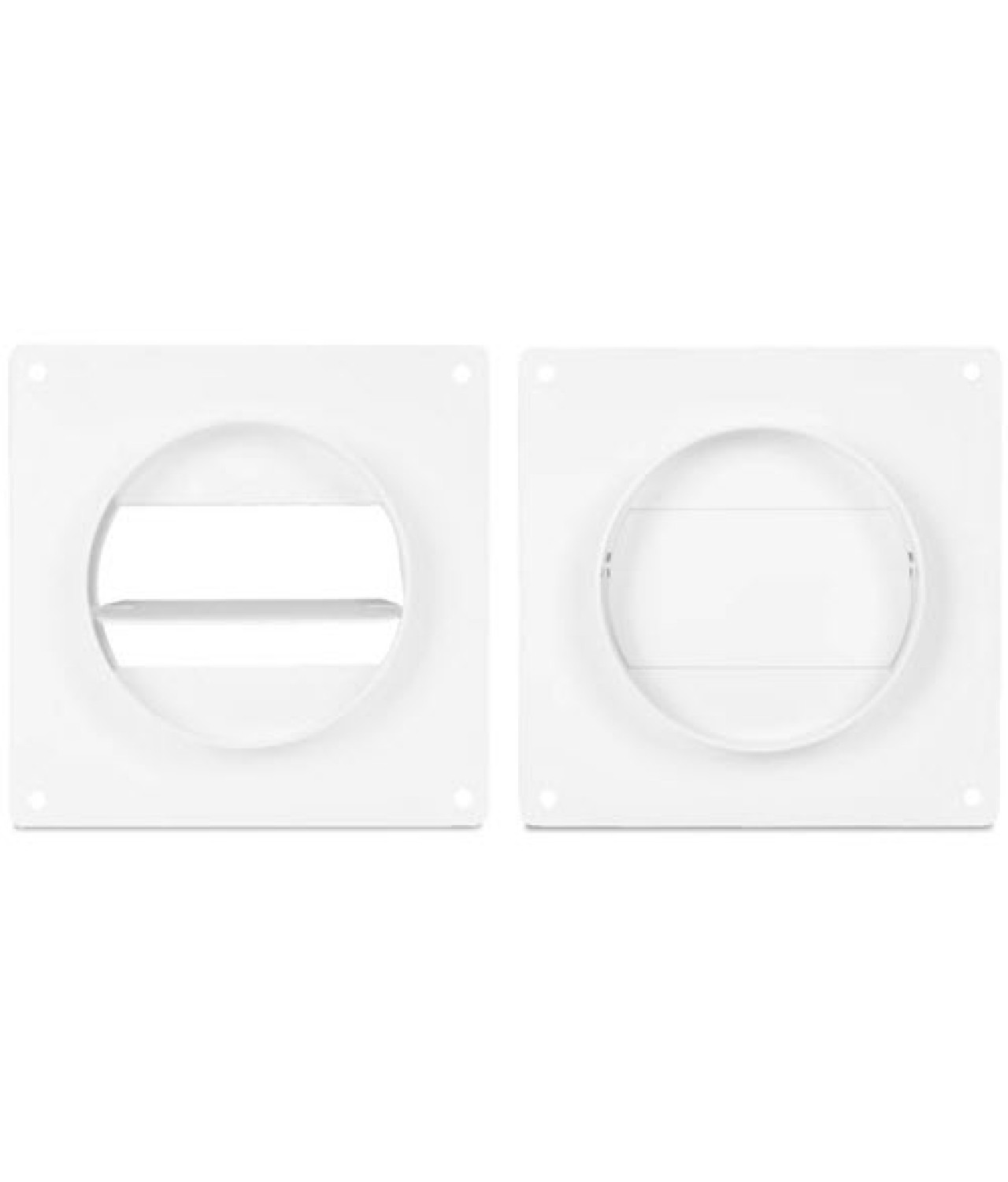 Plastikinis atbulinis vožtuvas stačiakampiui ortakiui EKO-P-22, 55x110 - 100 mm