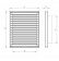 Vent cover OBLONG GRAPHITE 140x210 mm, 02-343 - drawing