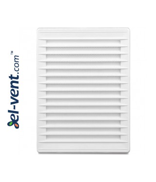 Ventiliacijos grotelės OBLONG WHITE 140x210 mm, 02-340