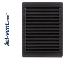 Vent cover OBLONG GRAPHITE 140x210 mm, 02-343