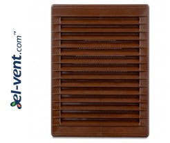 Vent cover OBLONG BROWN 140x210 mm, 02-341