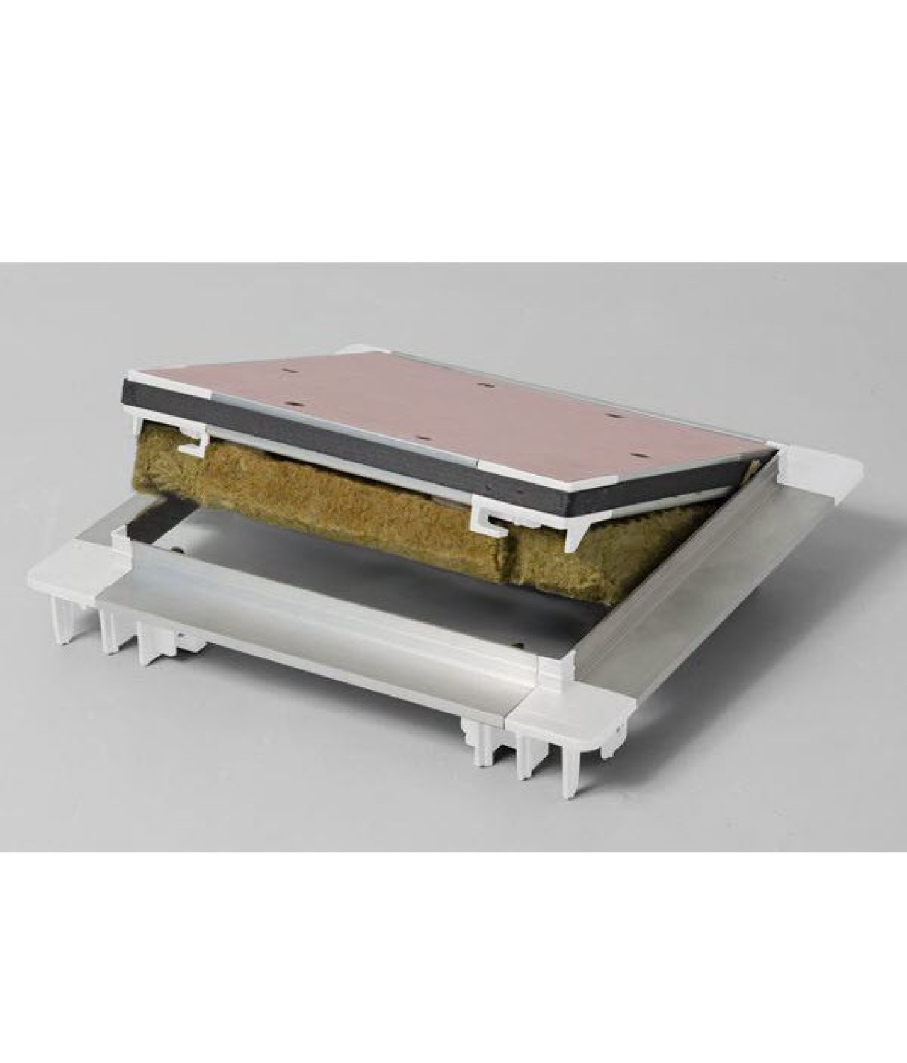 DORI-FIRE™ CEILING EI15 - priešgaisriniai reviziniai liukai  - atidarytos