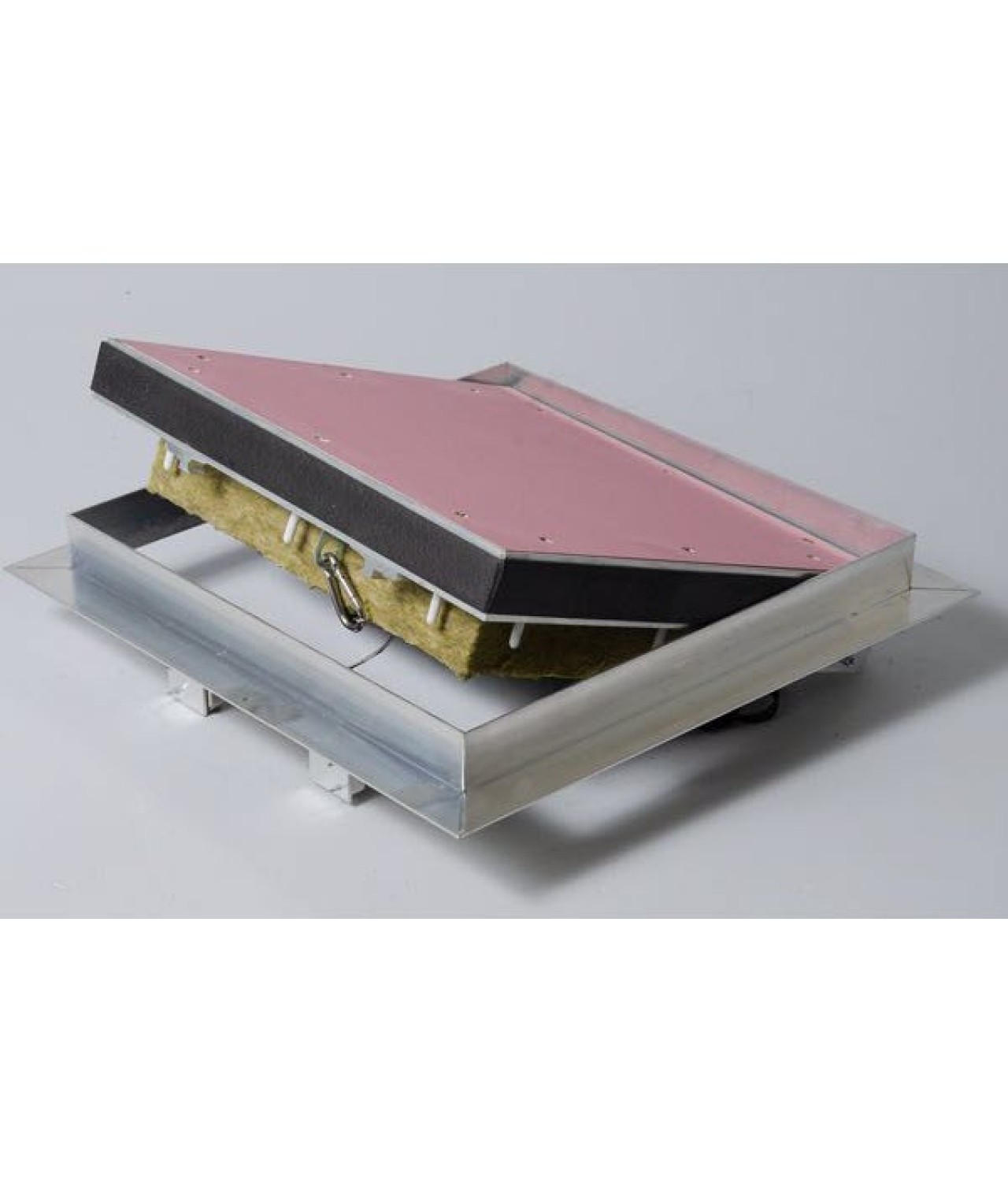 DORI-FIRE™ CEILING EI60 2x15 mm priešgaisriniai reviziniai liukai  - atidarytos