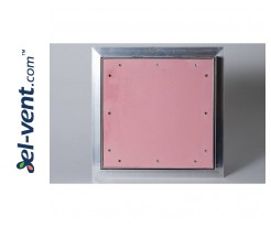 DORI-FIRE™ CEILING EI60 - 2×15 mm priešgaisrinės revizinės durelės-liukai aliuminio rėmu (pakabinamoms luboms)