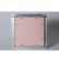 DORI-FIRE™ COUNTERWALL EI45 - 25 mm priešgaisrinės revizinės durelės-liukai aliuminio rėmu (šachtų sienoms)