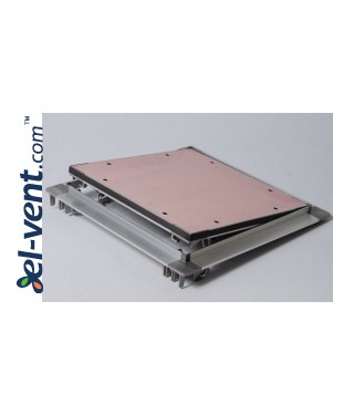 DORI-FIRE™ COUNTERWALL EI90/120 - 25 mm priešgaisriniai reviziniai liukai  - atidarytos