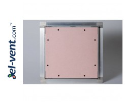 DORI-FIRE™ COUNTERWALL EI90/120 - 25 mm priešgaisrinės revizinės durelės-liukai aliuminio rėmu (kontrasienėms ant mūro)