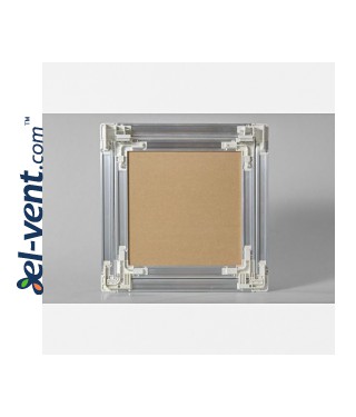 DORIKA® 25 mm – revizinės durelės su aliuminio rėmeliu ir sandarinimo tarpine, skirtos gipso kartono sienoms ir luboms - nugarėlė