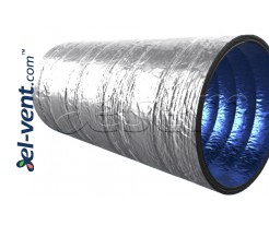 BIOISOVENT - antibacterial insulated flexible duct 7.5 m, 150 °C