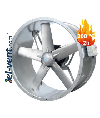 High performance smoke exhaust axial duct fans AXI F300/2H ≤95270 m³/h