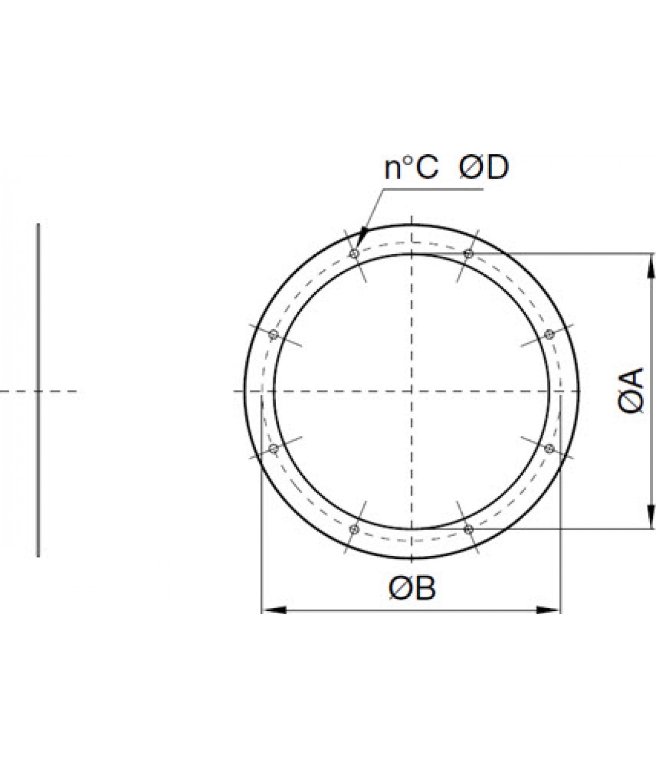 CCf - connecting ring, ordered separately