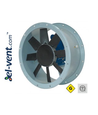 CC ATEX GAS - sprogimui saugūs ašiniai kanaliniai ventiliatoriai, skirti darbui sprogių dujų aplinkoje ≤142000 m³/h