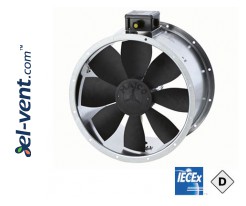 DZR Ex t DUST - axial duct fans designed for explosive dust atmospheres ≤9370 m³/h