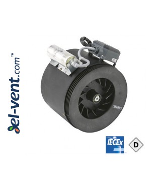 ERM Ex t DUST - mixed flow in line fans for explosive dust atmospheres ≤900 m³/h