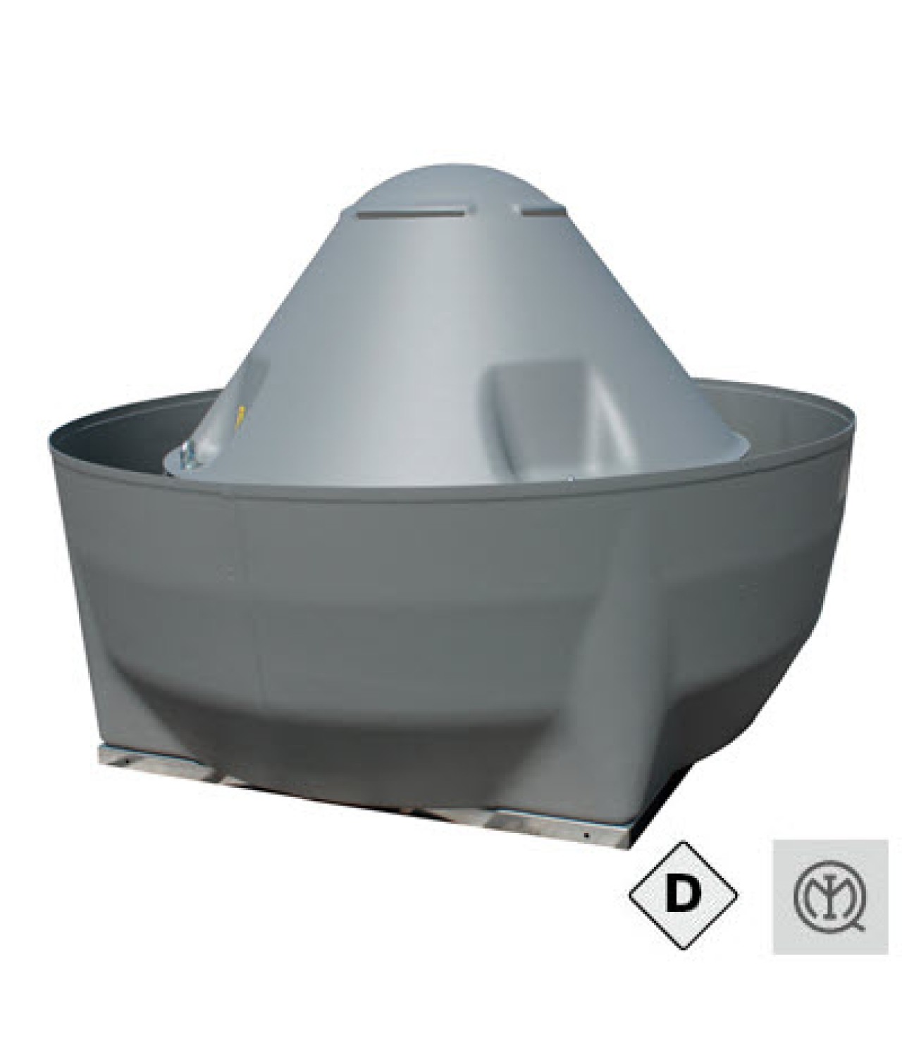 FCP V ATEX DUST – explosionsgeschützte Radial-Dachventilatoren mit vertikalem Luftausblas ≤30400 m³/h