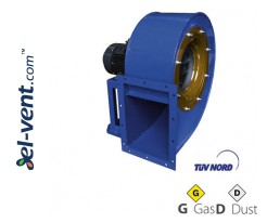 PR-L ATEX GAS and DUST – explosion-proof backward-curved centrifugal fans for slightly dusty explosive gas atmospheres ≤140000 m³/h