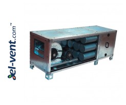 BOX-CA - virtuviniai ventiliatoriai su garsą slopinančiu, akustiškai izoliotu korpusu ir kvapus naikinančiais anglies filtrais ≤12000 m³/h