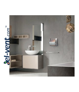 Example of installation of electric space heater CALDO 500 in a bathroom 2