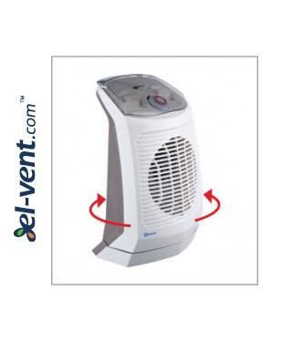 CALDO BAGNO 2000 electric indoor heater with oscillation (left and right rotation) function