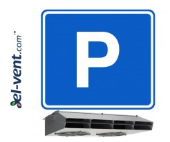 JET type car park ventilation fans
