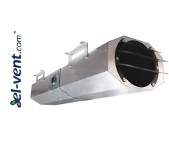 CC-JD LP - kompaktiški ašiniai impulsiniai ventiliatoriai skirti užteršto oro, CO, šaltų dūmų pašalinimui iš automobilių stovėjimo aikštelių ir autoservisų