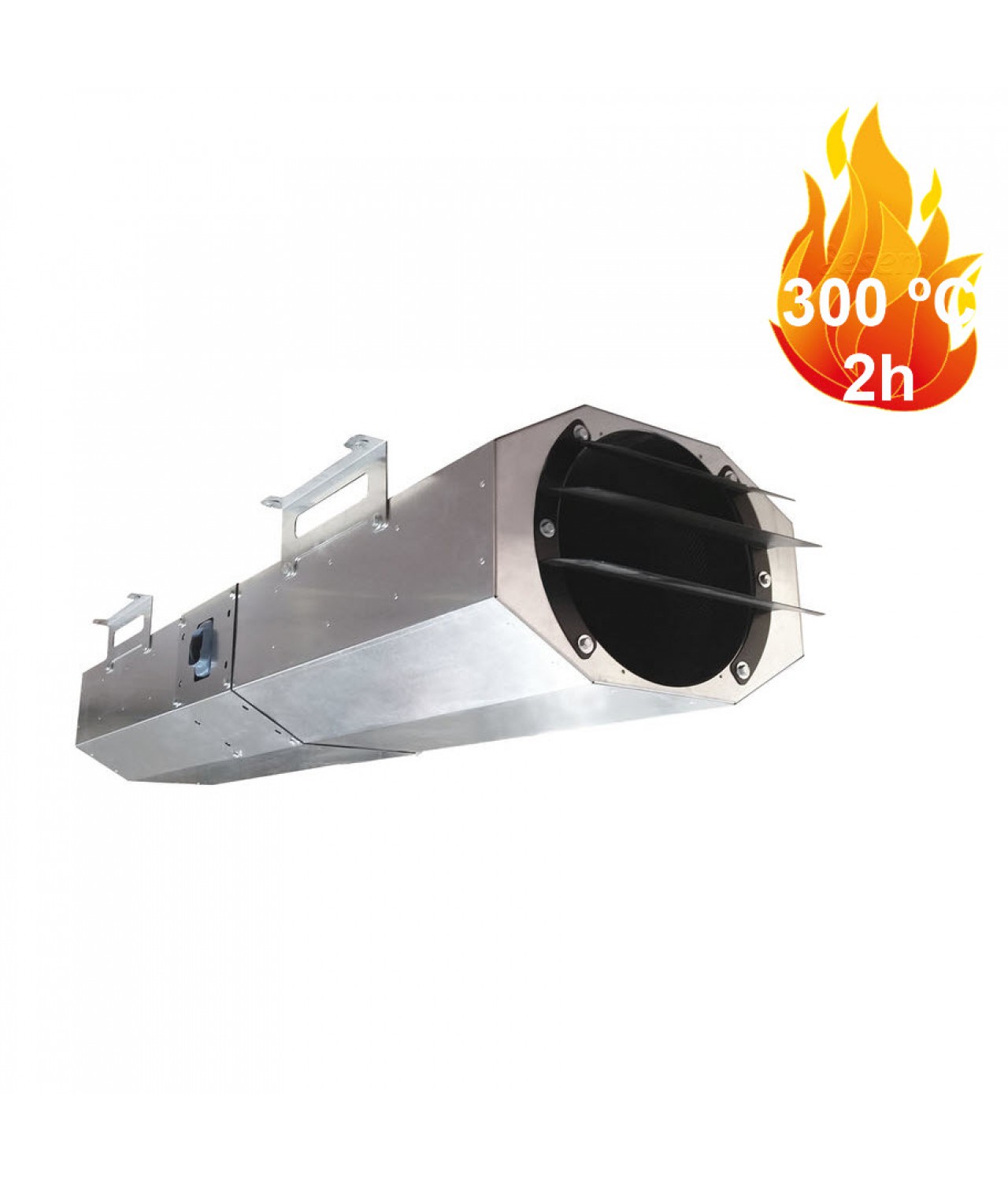 CC-JD LP HT - kompaktiški ašiniai impulsiniai ventiliatoriai, skirti užteršto oro, CO, dūmų iki 300 °C pašalinimui iš automobilių stovėjimo aikštelių ir autoservisų