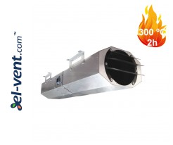 CC-JD LP HT - kompaktiški ašiniai impulsiniai ventiliatoriai, skirti užteršto oro, CO, dūmų iki 300 °C pašalinimui iš automobilių stovėjimo aikštelių ir autoservisų