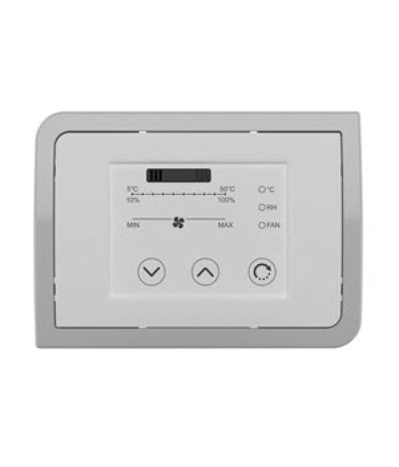 CP-RH - touch control panel with temperature and humidity sensor