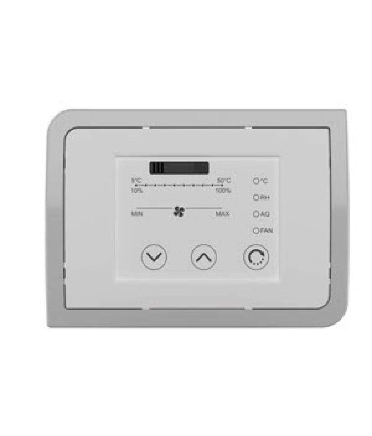 E-VSD + CP-AQS - smart fan speed controller with temperature, humidity and air quality sensor E-VSD + CP-AQS - smart fan speed controller with temperature, humidity and air quality sensor