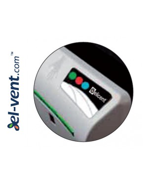 ECOJET diagnostic indicators for the hand dryer