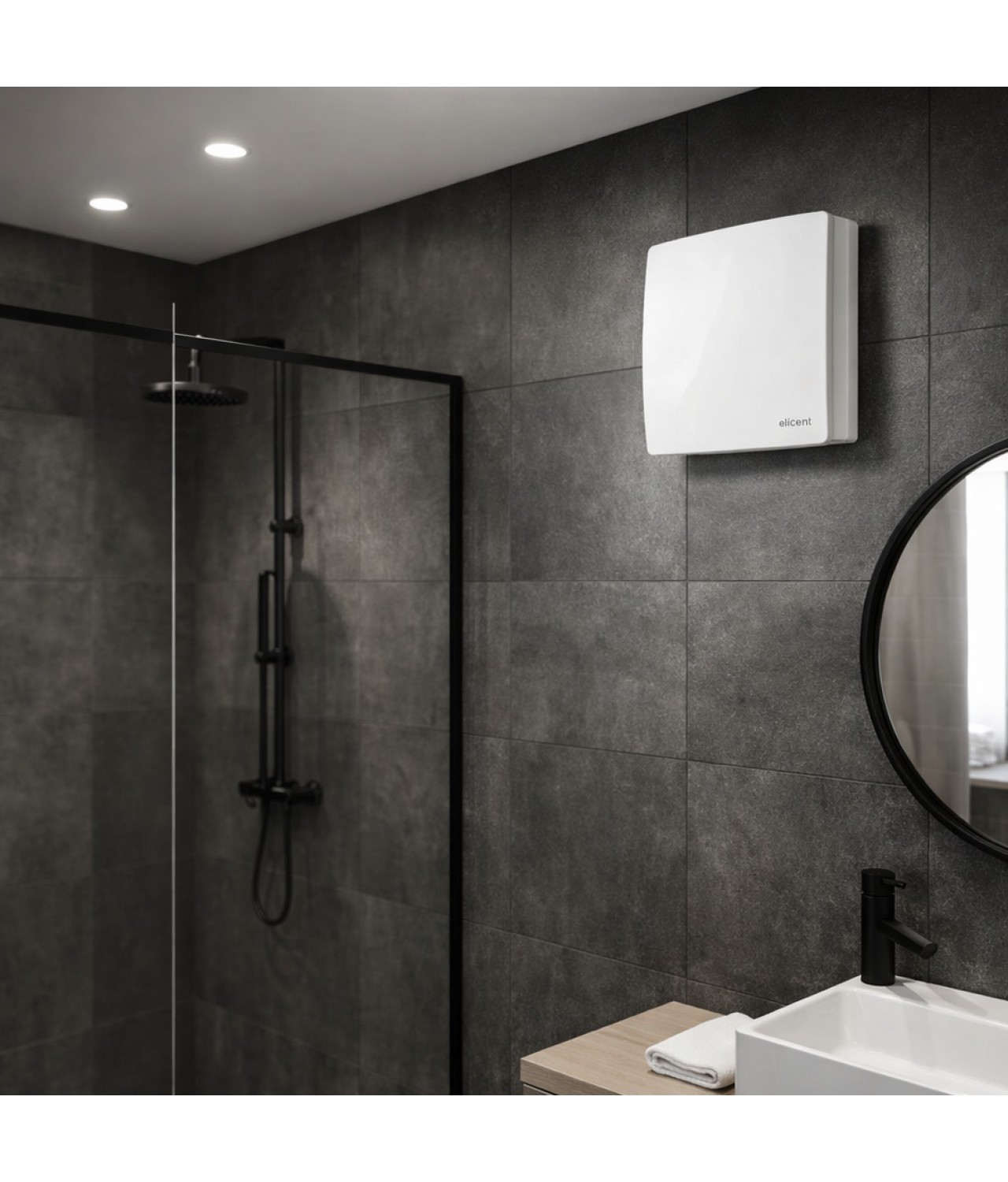 ELIX EC 2V sumontuotas vonioje