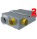 MULTIBOX HY - itin kompaktiški ir tylūs išcentriniai kanaliniai ventiliatoriai su valdymo pultu, drėgmės ir temperatūros jutikliu ≤348-490 m³/h