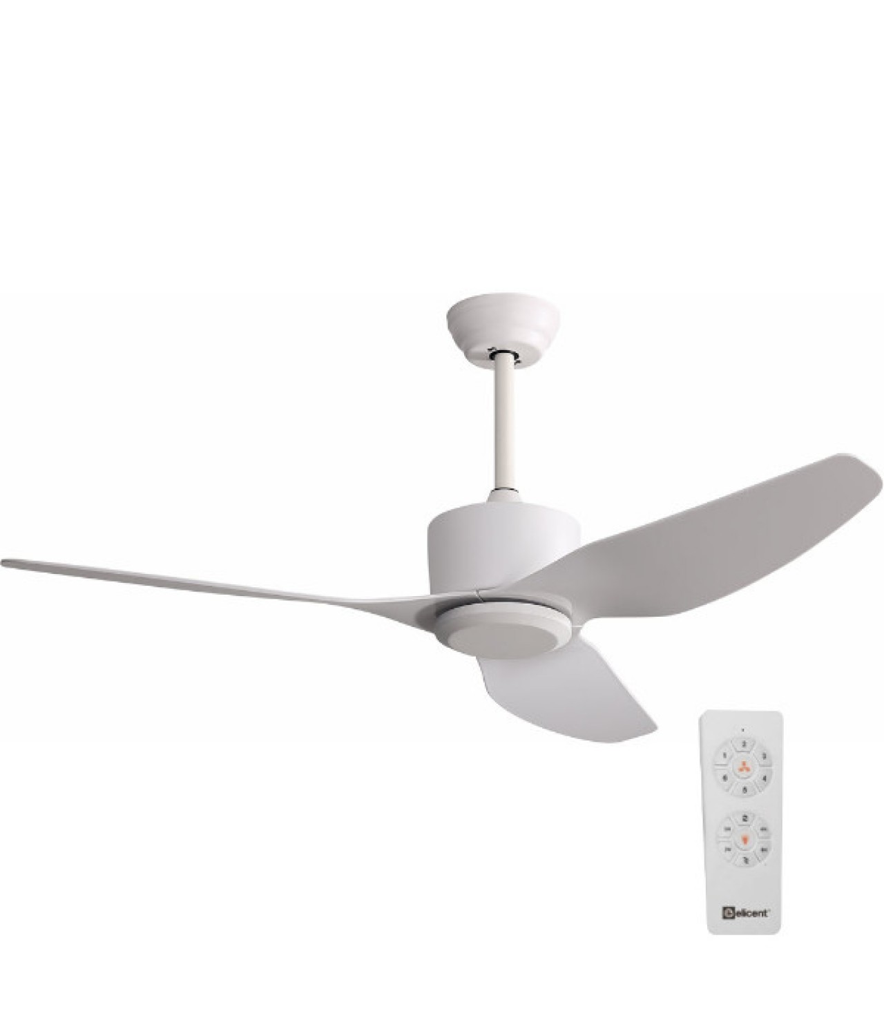 POLAR SMART Deluxe 130 - išmanusis reversinis dekoratyvinis lubinis ventiliatorius su Wi-Fi ir nuotolinio valdymo pulteliu ≤8907 m³/h