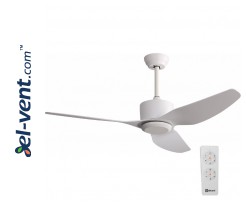 POLAR SMART Deluxe 130 - išmanusis reversinis dekoratyvinis lubinis ventiliatorius su Wi-Fi ir nuotolinio valdymo pulteliu ≤8907 m³/h