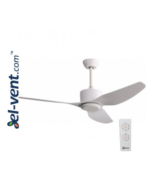 POLAR SMART Deluxe 130 - išmanusis reversinis dekoratyvinis lubinis ventiliatorius su Wi-Fi ir nuotolinio valdymo pulteliu ≤8907 m³/h