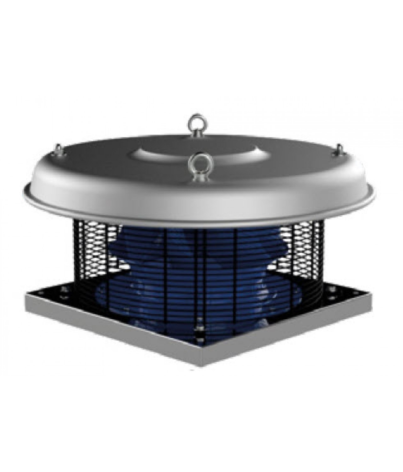 Itin kompaktiški išcentriniai stoginiai ventiliatoriai su horizontaliu oro išmetimu REA ≤5500 m³/h