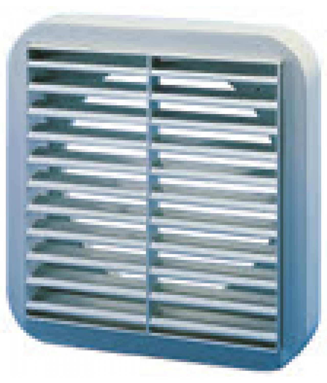 Outdoor grille 2GE2002 for installation in 250-340 mm wall to be ordered separately