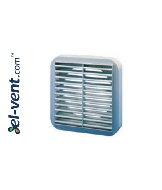 Outdoor grille 2GE2002 for installation in 250-340 mm wall to be ordered separately
