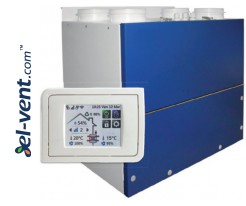 Heat recovery units with counter-current heat exchanger with EC motors REC 320