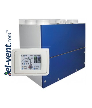 Heat recovery units with counter-current heat exchanger with EC motors REC 320 EC PLUS TC