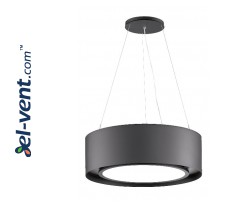 Plazminis gartraukis su LED šviestuvu Cleanair Cloud anthracite